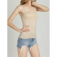 thumbnail image 4 of DuAnyozu Women Basic Padded Camisole Cami Top Spaghetti Vest, 4 of 4