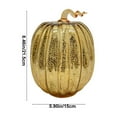 thumbnail image 4 of HBBKVI Halloween Decorations, Gourd Shaped Pumpkin Lamp Glass Pumpkin Lamp Lantern Halloween Decorative Pumpkin Lights, 4 of 6