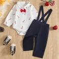 thumbnail image 2 of baby-boys Shirt and Pant Set, Long Sleeve Top & Bottom Outfit Bundle, Organic Cotton,Soft 6-12 Months 12-24 Months 2T 3T 4T 5T 6T 7T 8T 9T Children Blue 6-9 Months, 2 of 9