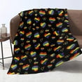 thumbnail image 6 of Kainsy Paready Rainbow Lgbt Colorful Hearts Blanket Gay Pride Soft Fleece Throw Blankets Lightweight Pride Blanket for Couch Sofa Indoors Outdoors Party Decor-60x80in(40"x50"), 6 of 7
