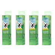 Angle View: Fresh Breath Clean Teeth 2 oz Gel Oral Care for Dogs No Brushing Dental Health (4 Pack)