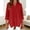 Red, variant on MAIHAN Cotton V Neck T Shirts Women Half Sleeve Summer Tees Solid Color Flowy Tops Loose Fit Cute Basic Beach Vacation Clothes for Casual 2026