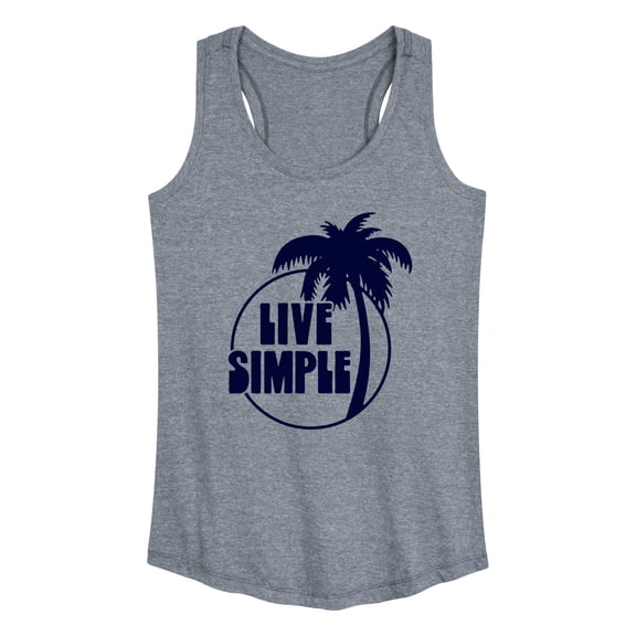 Instant Message - Live Simple - Women's Racerback Tank Top