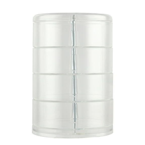 Round Container Jewelry 4 Layer Display by Bead Landing