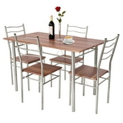 Gloalway Dining Table and Chair Set,Dining Room Table Set