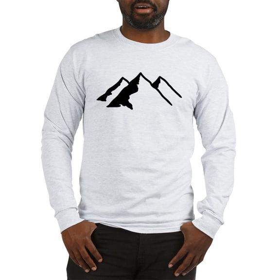 CafePress - Mountains Long Sleeve T Shirt - Unisex Cotton Long Sleeve T-Shirt