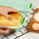 thumbnail image 4 of Molde de Silicona Antiadherente para Pan y Bizcochos | Verde, 29 X 13,5 Cm | Apto para Horno, Microondas y Congelador | Fácil de Desmoldar y Limpiar | Ideal para Pan, Quiche, Pastel de Carne y Lasaña, 4 of 6