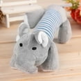 thumbnail image 5 of jiaroswwei Pet Puppy Chew Squeaker Squeaky Plush Sound Piggy Elephant Duck Ball Dog Toys, 5 of 7