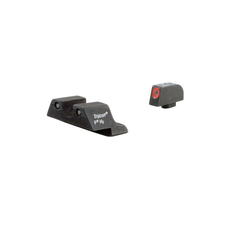 Trijicon HD Night Sight Set for Glock Models 20, 21, 29, 30, 36, 40, & 41, Orange Front Outline (GL104O) -