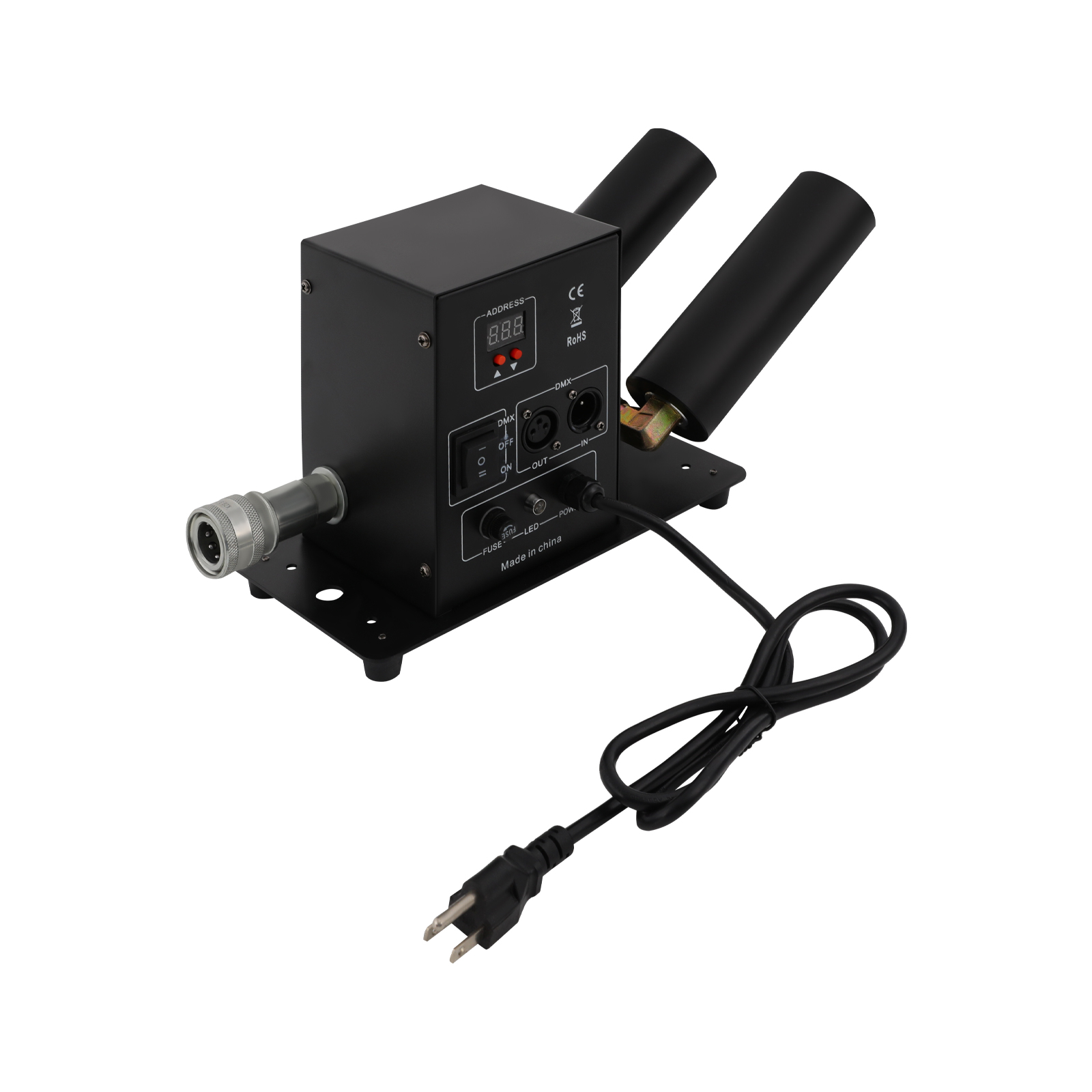 1 PCS CO2 Jet Machine, Dual Nozzles CO2 Fog Machine, Jet Fog Machine for various outdoor performances, concerts, clubs, parties, bars, banquets