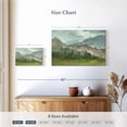 thumbnail image 4 of Elephant Stock Plein Air Mountain View I Wall Art - Horizontal Canvas Wall Art - Living Room Wall Decor - Abstract Canvas - Green And Gray Decor By Ethan Harper - 24" x 16", 4 of 8