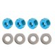 thumbnail image 4 of Tuerca de bloqueo hexagonal de rueda apta para wltoys 1/14 144001 accesorio de actualización de coche RCA949-49R azul, 4 of 9