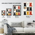 thumbnail image 3 of Artery8 Nine Cats Fun Quirky Animals Cat Lover For Living Room Extra Large XL Wall Art Poster Print, 3 of 5