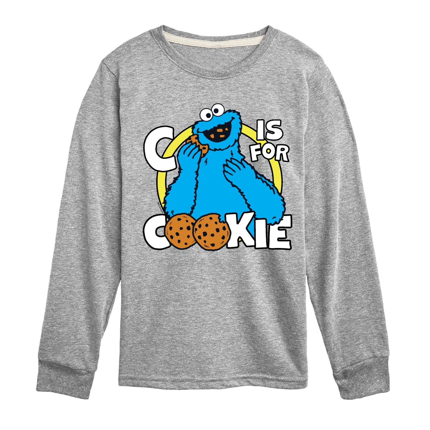 Sesame Street - Cookie Monster - Toddler and Youth Long Sleeve T-Shirt