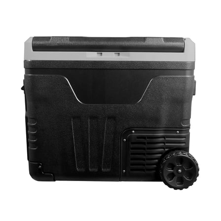 Frigidaire, 52 Qt. (49.1L) Portable Convertible Electric Refrigerator/Freezer Trolley-with App, Dual Zone, Car Fridge, Black