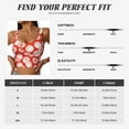 thumbnail image 5 of Pofeuu Tomatoes Print Sports Bra for Women Sexy Vest Yoga Running Gym Fitness Crop Bras Tops-Small, 5 of 8