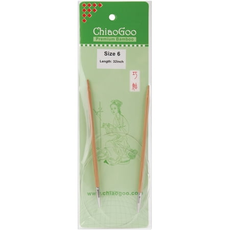 UPC: 0812208023176 | Bamboo Circular Knitting Needles 32 -Size 6/4mm