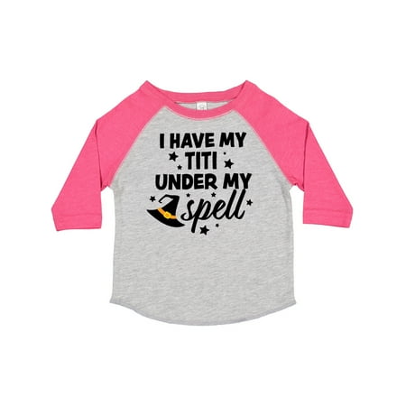 

Inktastic I Have My Titi Under My Spell with Cute Witch Hat Gift Toddler Boy or Toddler Girl T-Shirt