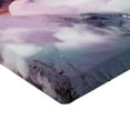 thumbnail image 2 of Ambesonne Space Fitted Sheet, Scenery Art, Full Size, Dried Rose Pale Pink, 2 of 3