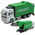 thumbnail image 5 of Fairnull Mini 1/48 Garbage Truck Model with Trash Can Kids Children Toys Birthday Gift, 5 of 10