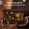 thumbnail image 4 of Kit DIY Book Nook NEXTIPS de miniatura 3D de bar con LED, 4 of 9