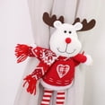 thumbnail image 5 of Juego de 1 alzapaños de hebilla de cortina navideña, abrazadera de hebilla de retención de alce navideño, clip navideño, decoraciones navideñas para ventanas, decoración de ganchos para cortinas, 5 of 5