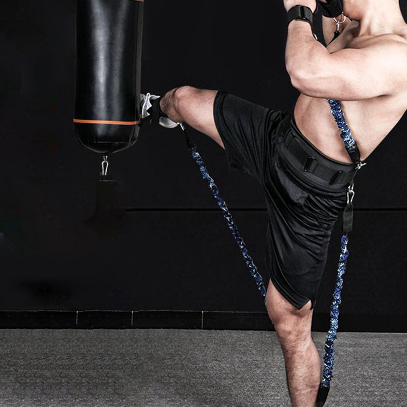 Axioma Boxing Resistance Bands Set Accessories Premium Materials Vertical Jump Training 15lbs Blue