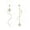 B-Gold Plated, variant on Solid 925 Sterling Silver Snowflake Earrings Dangle for Women Teens Snowflake Dangle Earrings Chain