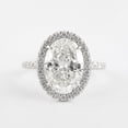 thumbnail image 3 of SOLITAIRE JEWELS 2.70CT Oval Cut Halo Style Pave Moissanite Solitaire Engagement Ring for Women Solid 18k Yellow Gold, 18k Yellow Gold Solitaire Ring, 3 of 8