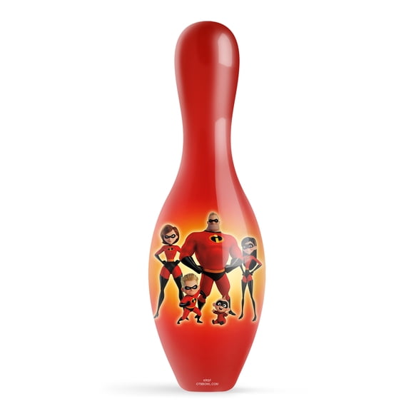 Disney The Incredibles Characters Official Size & Weight Bowling Pin