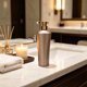 thumbnail image 4 of YiJuHui Hand Soap Dispenser Wall Mount Refillable 300ml Touchless Automatic Sensor Soap Dispenser for Bathroom Kitchen Sink Countertop with LED Light Battery Powered Liquid Soap Pump, 4 of 6