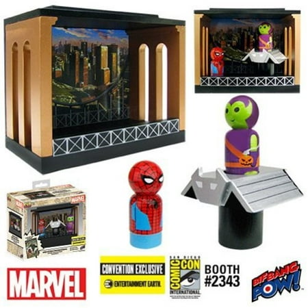 - Spider-Man & Green Goblin Pin Mate Diorama Ee Excl