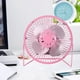 thumbnail image 1 of Ventilador de escritorio USB, ventilador de escritorio rosa de 6 pulgadas, 1 of 6