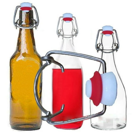 

Bottles Cap Flip Home Plastic Sealer Wine Stoppers Beer Top Portable Bar Too WL