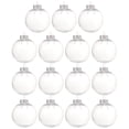thumbnail image 5 of Raindrops Christmas Ball Ornaments Transparent 15Pcs 3.1In, 5 of 8