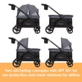 thumbnail image 3 of Navigator 2-in-1 Stroller Wagon - Dash Black, 3 of 8