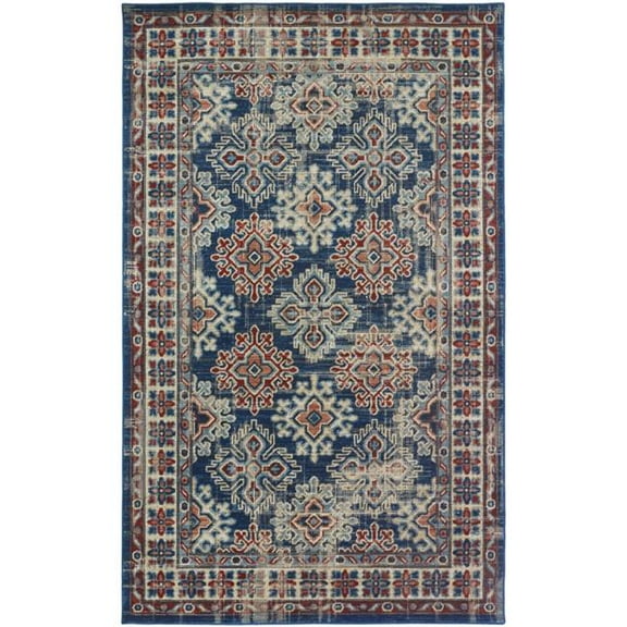 13 x 15 ft. Abstract Power Loomed Distressed Rectangle Area Rug