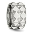 thumbnail image 4 of Stainless Steel Brushed and Grooved 12 Studded Band, 4 of 7