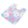thumbnail image 7 of Yayeee Bath Rug for Bathroom Floor Non Slip Contour Fluffy Soft Absorbent Mat, 20"x24", Pink Daisy, 7 of 7