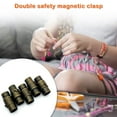 thumbnail image 4 of Linyer 10pcs Fashion Classic Bracelet Accessories Retro Vintage Exquisite Magnetic Buckle Rustproof Lightweight Connector for, 4 of 6