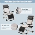 thumbnail image 6 of MOPHOTO Zero Gravity Chair Folding Outdoor Patio Recliner with Detachable Cushion,Cup Holder,Headrest,26"D x 20"W x 45"H, 6 of 8