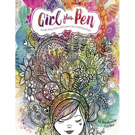 Doodle Draw Art Christmas Girl Plus Pen : Doodle, Draw, Color, and Express Your Individual Style ()