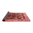 thumbnail image 2 of Ahgly Company Indoor Round Oriental Red Industrial Area Rugs, 3' Round, 2 of 4