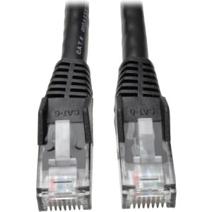 - Tripp Lite Cat6 8ft Snagless Unshielded (UTP) Network Patch Cable - Black