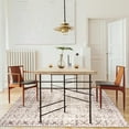 thumbnail image 5 of ReaLife Rugs Machine Washable Printed Luna Tribal Stripe Light Beige Ivory Eco-friendly Recycled Fiber Area Runner Rug (7'6" x 9'6"), 5 of 7