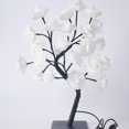 thumbnail image 2 of Lámpara de mesa decorativa con rosas, lámpara de mesa romántica, lámpara decorativa para sala de estar, lámpara con rosas artificiales, 24 rosas, para regalo e iluminación decorativa, Cristo, 2 of 5