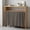 Brown, variant on Colorful Striped Cabinet Curtain 35"Wx35"L, Dustproof Under Sink Skirt with Self Adhesive Tape, Boho Rainbow Abstract Stripes Art Cabinet Curtain Cover for Kitchen Sink, Bathroom Vanity, Laundry Room