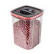 thumbnail image 1 of Huarll - Recipientes herméticos para almacenar alimentos con tapas, de plástico, para organizar la despensa de la cocina, cereales, harina y azúcar, 600 ml, 1 of 3