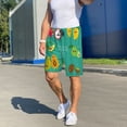 thumbnail image 7 of Kdxio Tropical Fruit Print Mens Sleep Shorts Bottoms Soft Comfy Pajama Wear Pants with Drawstring Pockets, 7 of 7