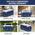 thumbnail image 3 of SLLINGLUO 55" Foldable Bathtub for Adult and Kids, Portable Family Sauna SPA Soaking Bath Tub, Starry blue, 3 of 6